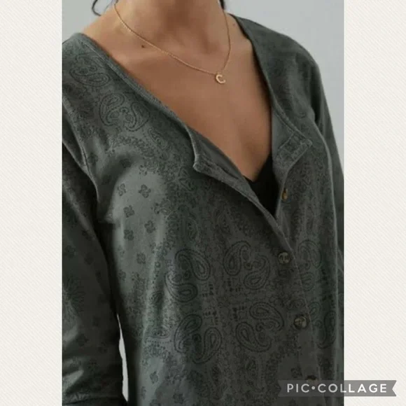 Anthropologie T.La Anthropologie Paisley Lounge Jumpsuit (Price Firm) - Picture 2 of 5